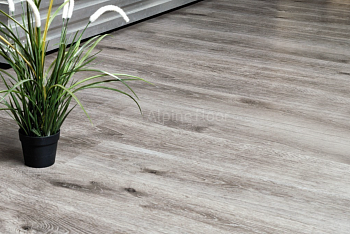 Клеевая кварцвиниловая плитка Alpine Floor Легкие линии (Easy Line) ДУБ ДЫМЧАТЫЙ ECO 3-24